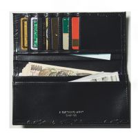 A BATHING APE Mens Leather Long Wallet