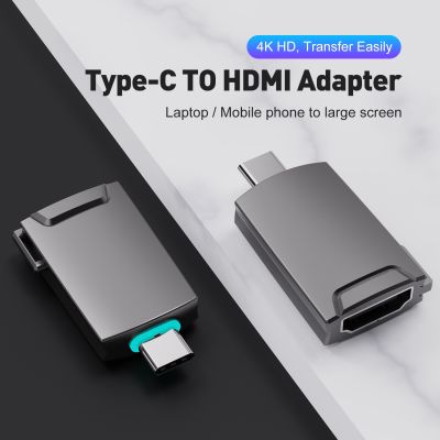 SIKAI CASE - Mini 4K USB-C to HDMI Adapter 4K30Hz Thunderbolt3 For Huawei iPad Mac NS Usb 3.1 Type C To HDMI 4K Converter