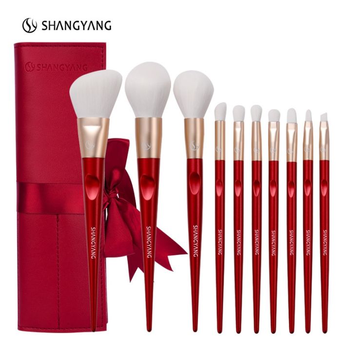 shangyang-10-make-up-brush-set-eye-shadow-brush-brush-block-defect-powder-lip-brush-a-undertakes-to-beauty-makeup-tools