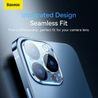 Baseus 2pcs Camera Lens Protector For iPhone 14 13 Pro Max Full Cover Tempered Glass Camera Protection Film For iPhone 14 Plus  Screen Protectors