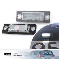 ไฟป้ายทะเบียนด้านหลังสำหรับ VW Golf V Plus 521 5M1 Jetta V Caddy III Touran I ป้ายทะเบียน LED ไฟท้าย Canbus