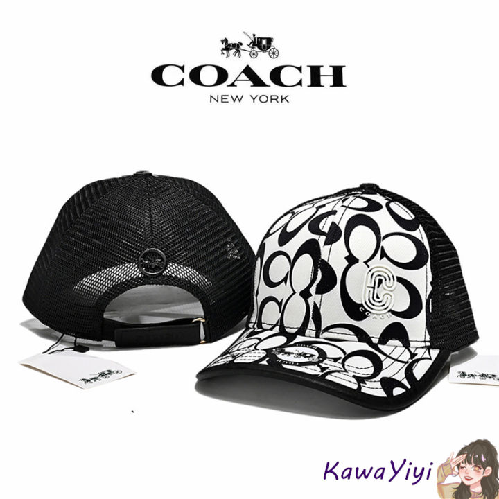 coachity-หมวกเบสบอลผู้ชายและหมวกสตรี-หมวกกีฬากลางแจ้งรังสียูวีแยกออกแบบโลโก้