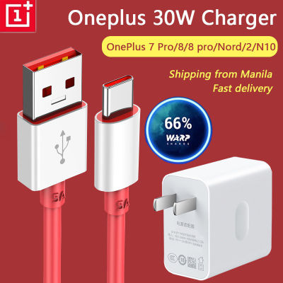 OnePlus อะแดปเตอร์สายชาร์จ USB-C 30W ชาร์จเร็ว สําหรับ OnePlus 7 pro OnePlus7 6T 6 5T 5