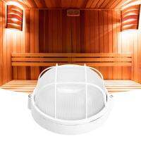 Professional Round Light High Temperature Explosion-proof Lamp for Bathroom Sauna Use 220V