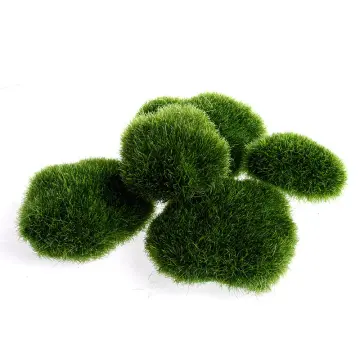 Natural Green Artificial Moss Rocks Decorative, Moss Balls - China