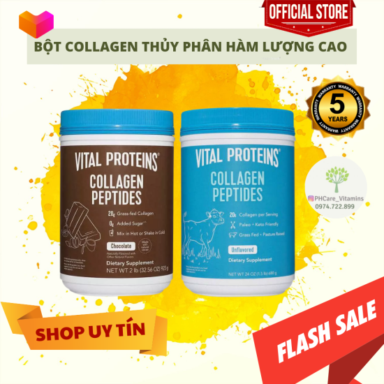Bột collagen thủy phân vital proteins collagen peptides 680g date 2026 - ảnh sản phẩm 1