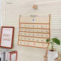 MAREING Multifunctional Lightweight Multi-layer Wall Mounted Space Saving With Pockets Storage Bag Wall Decor Calendar Bag Chart Holder
