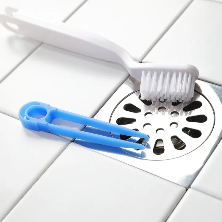 Toilet drains brush clean the bathroom floor drain groove crack corner kitchen sink mesh scale