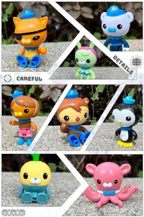 original-octonauts-action-figures-ชุด-movable-joint-อะนิเมะการ์ตูน-barnacle-kwazii-peso-dashi-tweak-ของเล่นเด็ก