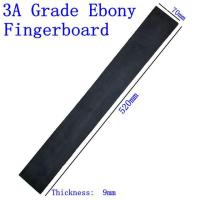 3A African Ebony For Acoustic Electric Classical Guitar Fingerboard Guitar Making Material