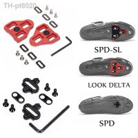 ☈☃卍  BUCKLOS Mountain Bike Pedals Cleats Road Bike Cleat Compatible SPD/LOOK DELTA Locking Cleat pedal Bicycle Part 1pair