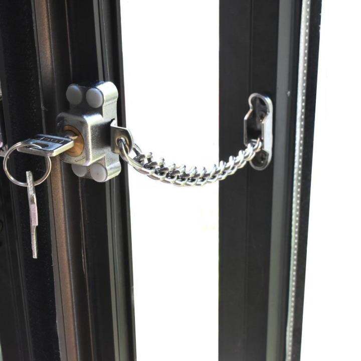 High Security Stainless Steel AntiThief Door Chain Copper Core Key