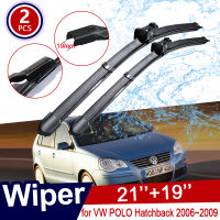 Car Wiper Blade for Volkswagen VW POLO Hatchback MK4 2006~2009 9N3 Front Windscreen Wipers Car Accessories 2007 2008 Stickers