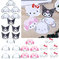 Sanrio กระเป๋าเก็บของ Pacha Dog Kuromi ปิดผนึกบรรจุภัณฑ์ของตกแต่งเดสก์ทอปกันน้ำ5ชิ้น