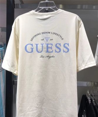 GUESS Men S Summer Fashion Simple Loose Cal Sports Youth Printed Cotton Round Neck Short Sleeve T-Shirt