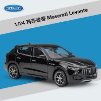 ยินดีต้อนรับโมเดลรถโลหะผสม Suv 1:24มาเซราตีเลบานเต้โมเดล Diecasts และยานพาหนะของเล่นเก็บของขวัญวันเกิดเด็กชายรถของเล่น