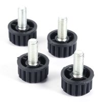 4pcs Furniture Levelers Feet Thread Screw M8*21mm Adjustable Diameter Base 25mm Balance Stem Rack Table Chair Sofa Protect Floor Furniture Protectors