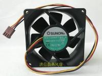 Jianzhun SUNON 8025 KD1208PTB2-6 DC12V 2.0W 3 wire axial cooling fan （2023/ต้นฉบับ） power amplifire fan พัดลมระบายอากาศ