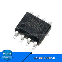 10Pcs LM4871 SOP-8 LM4871MX LM4871T SOP8เสียงเครื่องขยายเสียงกำลังสูง IC ใหม่