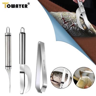Stainless Steel Multifunction Fish Scale Remover Fish Maw Knife Kitchen Accessories Fish Knife To Kitchen Picnic Kitchen Tools