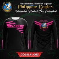 [In stock] 2023 design mens sports clothing  Philippine Eagles Long Sleeve t-shirt d  e#063，Contact the seller for personalized customization of the name