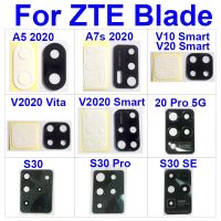 ด้านหลังกล้องสติกเกอร์เลนส์กระจกสําหรับ ZTE Blade A5 A7S 2020 V10 V20 V2020 20 V Smart V2020 Vita 20Pro 5G S30pro S30se ซ่อม