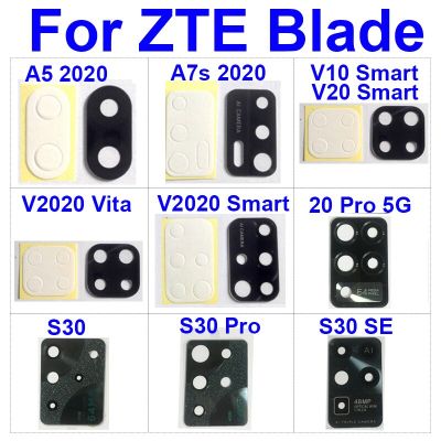 ด้านหลังกล้องสติกเกอร์เลนส์กระจกสําหรับ ZTE Blade A5 A7S 2020 V10 V20 V2020 20 V Smart V2020 Vita 20Pro 5G S30pro S30se ซ่อม