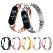 Metal Strap for Xiaomi Mi Band 7 6 5 4 3 Stainless Steel Watchband for Mi