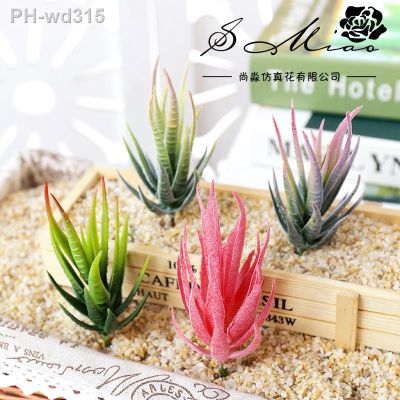 Aloe Vera Artificial Succulents Plants DIY Flower Arrangement Accessories Christmas Home Living Room Decoration Fake Plants