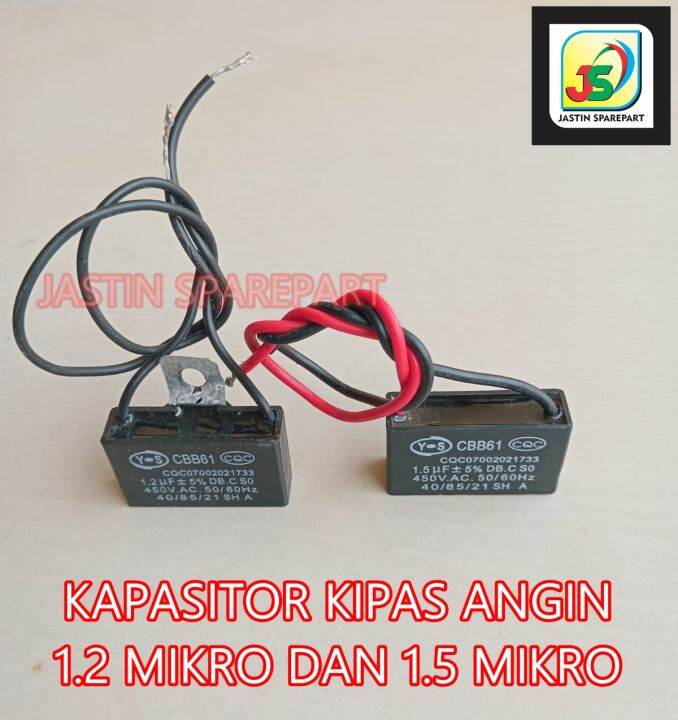 KAPASITOR KIPAS ANGIN 1.2 MIKRO DAN 1.5 MIKRO Lazada Indonesia