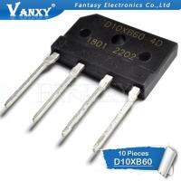 10 pcs D10XB60 10A ponte retificadora 600 V D10 XB60 IC novo e original