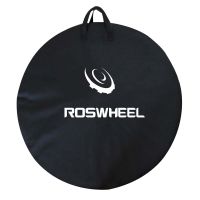 ROSWHEEL กระเป๋าขนส่งล้อเดี่ยวจักรยานเสือภูเขา MTB ถนนปั่นจักรยาน1ชิ้น/2ชิ้นแพ็คเกจสำหรับล้อจักรยาน69ซม./27.2In