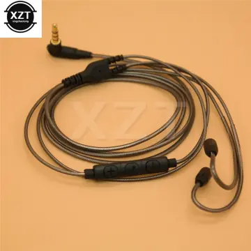 Shure se215 cable with mic hot sale