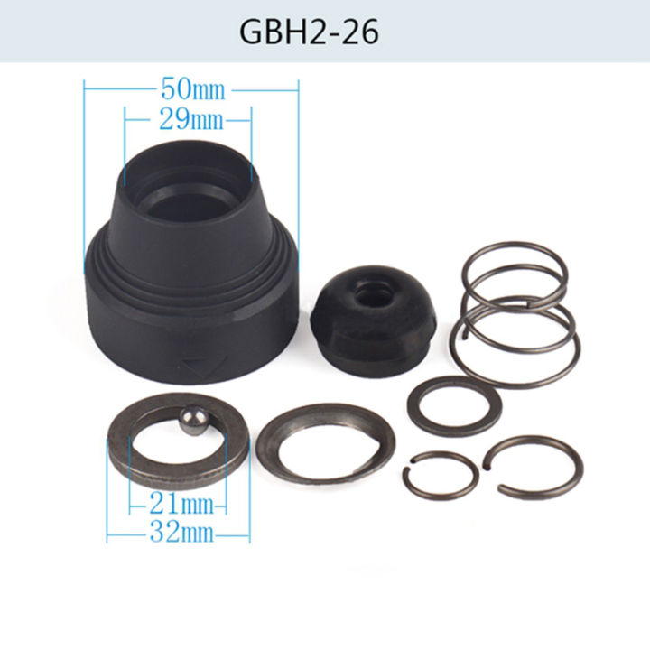 เปลี่ยนฝาครอบหัวจับดอกสว่านสำหรับ Bosch Gbh2-26 Gbh 2-26 26 Gbh2-26dre Gbh26 2-26dre ผลกระทบของค้อนเครื่องมือเจาะไฟฟ้าอุปกรณ์เสริม