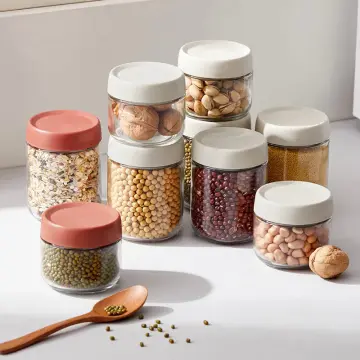 180Pcs Self Adhesive Printed Spice Jars Labels 1.38 Round Kitchen