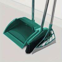 xixibeauty 3pcs/set Combination Stainless Steel Broom Set, Broom And Dustpan And Squeegee 39.5in