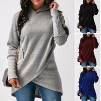 Women Hoodies Apring Autumn Ladies Casual Solid Color Sweatshirt Womens Hooded Long Sleeve Fashion Womens Sweatshirts Tops