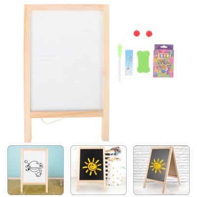 Small Chalk Board Vertical Chalkboard Table Top Decor Kids Writing Whiteboard Erasable Drawing Childrens Message