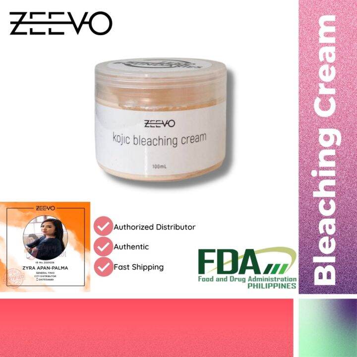 f8ddzxq ZEEVO KOJIC BLEACHING CREAM 100G Lazada PH