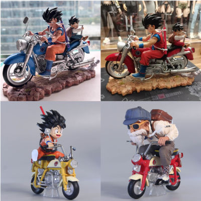 15ซม. Z อะนิเมะ Goku Gohan Figurine Ride รถจักรยานยนต์ Pvc Dbz รูปปั้นสะสมตัวเลขรุ่น Room เครื่องประดับของเล่น Gift