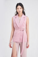 Hamburger Studio Rillie Sleeveless Blazer ( K0687 )