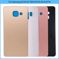 【❂Hot On Sale❂】 baoyao อะไหล่เคสสำหรับ Samsung Galaxy A3 A5ฝาหลัง A7ปลอกหุ้มกระจกหลัง A310ใหม่ A510ฝาครอบ A710