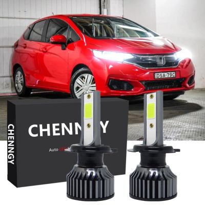 ชุดหลอดไฟหน้า LED P1 12-24V 6000K สีขาว สําหรับ HONDA FIT JAZZ GK5 2015 2016 2017 1 คู่ รับประกัน 10 เดือน