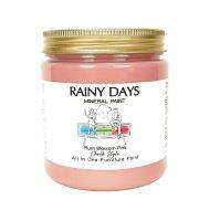 Chalk Paint ,Rainy Days Mineral Paint  ( Plum Blossom Pink ) -สีทาเฟอนิเจอร์-สำหรับงาน DIY  ,วินเทจ-ปกปิดดี ไม่มีกลิ่น ใช้งานง่าย ชนิดทา