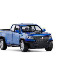 1:32 Chevrolet Colorado Transporter รุ่นโลหะผสมจำลอง Die-Cast ดึงกลับรุ่นจัดส่งฟรี F218