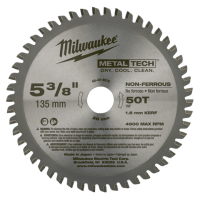 Milwaukee  48-40-4075 ใบเลื่อยตัดเหล็กไร้สะเก็ดไฟ ขนาด  5.3/8 นิ้ว 50 ฟัน สำหรับ M18 FMCS