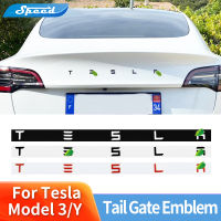 For Tesla Model 3 Model Y S X Car Baule Posteriore Lettere Adesivo Logo ABS Cover Trim Sticker Decorazione Refit Accessories