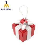 BuildMoc Christmas Gift Box (Independent Design) Childrens Toys Compatible with LEGO Building Blocks Toys