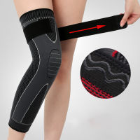 1PC Sports Kneepad Men Pressurized Elastic Knee Pads Support Fitness Gear Brace Protector Riding protective gear leg warmers