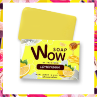 ✅สบู่ wow สบู่ว๊าวเลม่อนพริ้วพราว PREWPRAW WOW LEMON&amp;AHA SOAP เปิดผิวกระจ่างใสถึงขั้นสุด ขนาด 100 กรัม